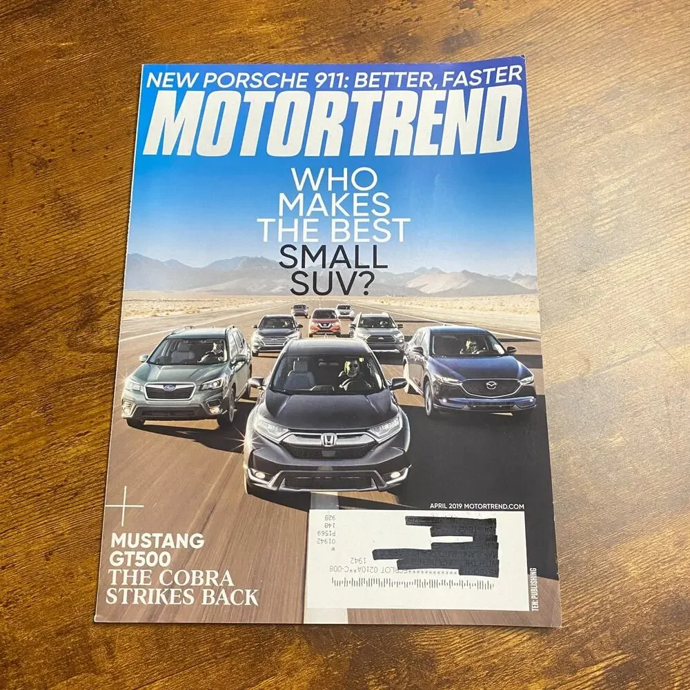 MOTOR TREND MAGAZINE-------APRIL 2019